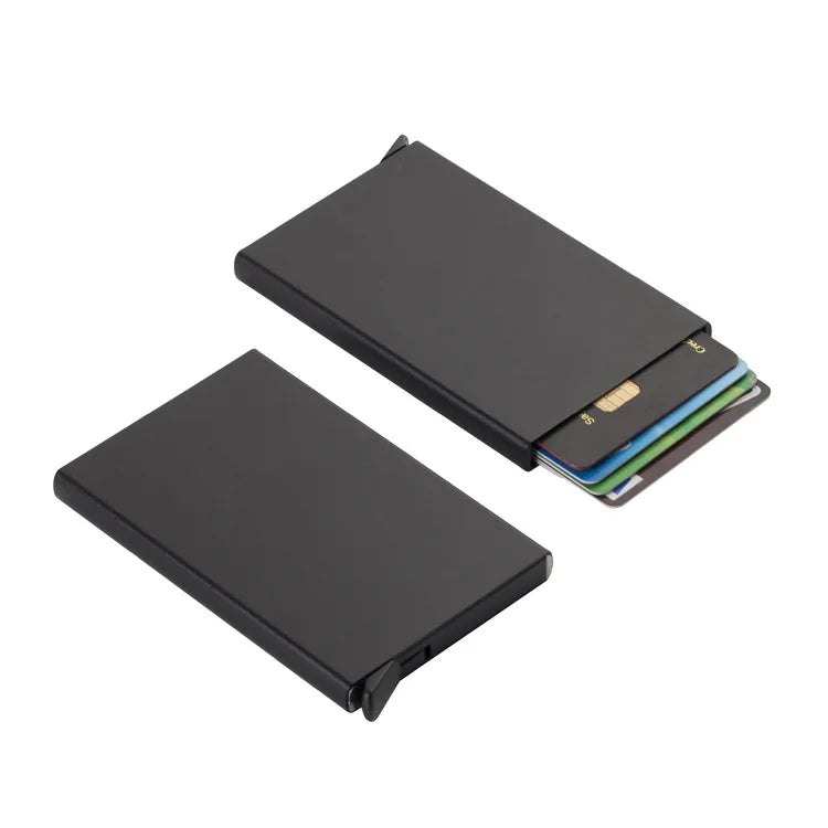 Porte-Monnaie RFID Anti-Piratage – Porte-Cartes en Cuir et Aluminium pour Hommes - La Maison Cozy