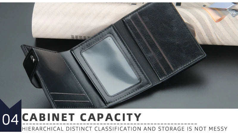 Porte-Monnaie RFID Anti-Piratage – Porte-Cartes en Cuir et Aluminium pour Hommes - La Maison Cozy