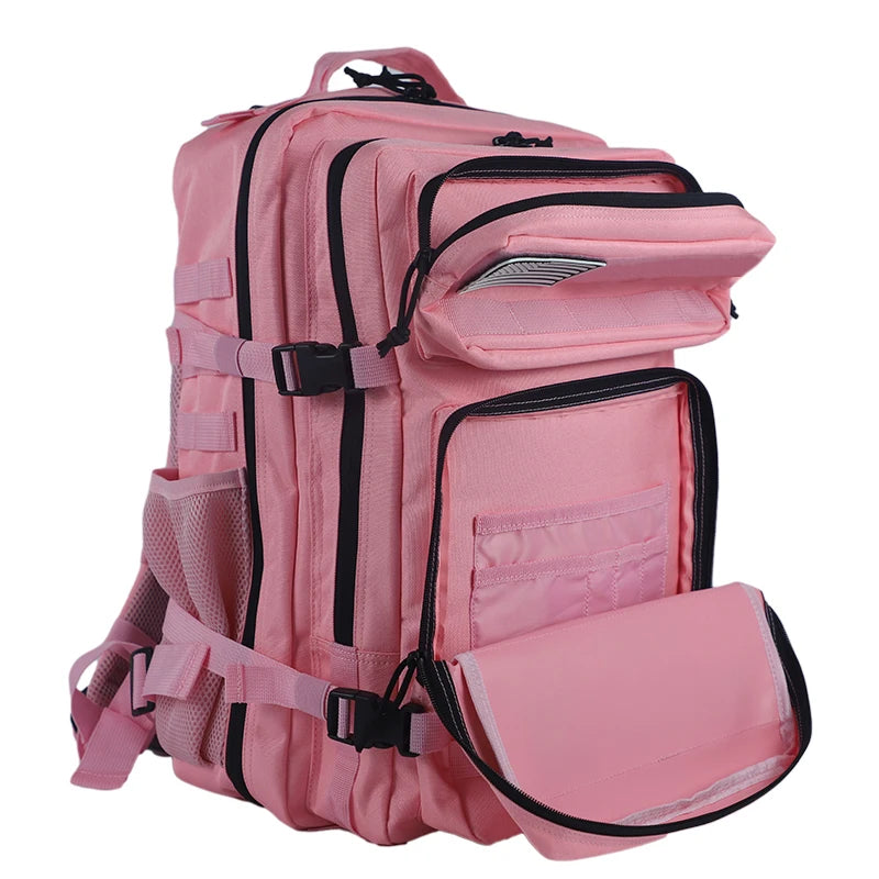Sac à Dos de Camping et Randonnée 25L/45L - Sac Tactique avec Patches Molle - La Maison Cozy