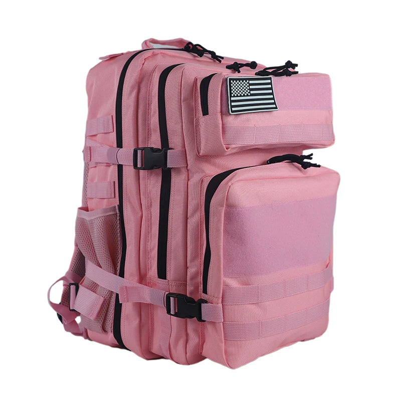 Sac à Dos de Camping et Randonnée 25L/45L - Sac Tactique avec Patches Molle - La Maison Cozy