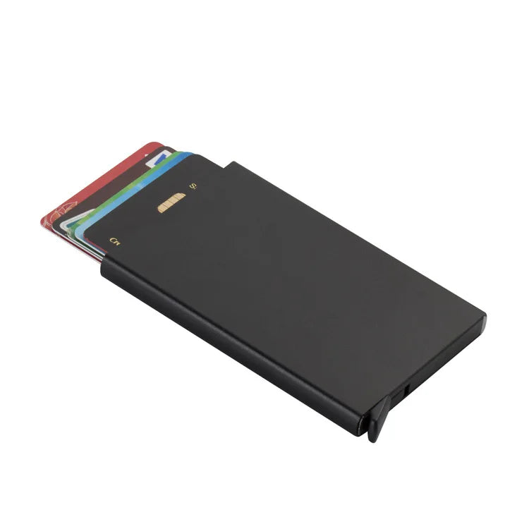 Porte-Monnaie RFID Anti-Piratage – Porte-Cartes en Cuir et Aluminium pour Hommes - La Maison Cozy