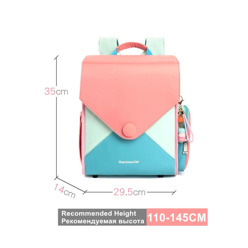 Sac à Dos Écolier pour Filles - Sac Scolaire Mode pour Enfants, Sac à Livres Primaire, Sac à Dos Enfant, Mochila Escolar - La Maison Cozy