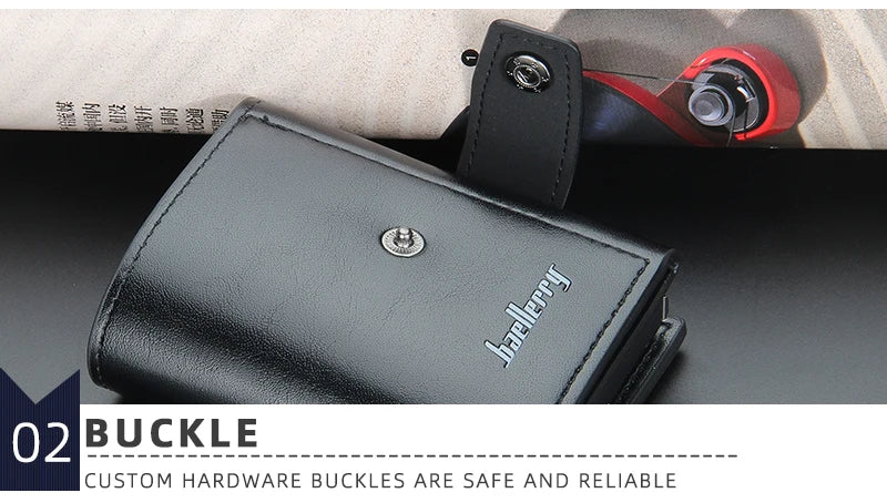 Porte-Monnaie RFID Anti-Piratage – Porte-Cartes en Cuir et Aluminium pour Hommes - La Maison Cozy