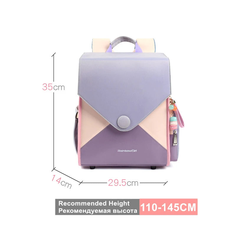 Sac à Dos Écolier pour Filles - Sac Scolaire Mode pour Enfants, Sac à Livres Primaire, Sac à Dos Enfant, Mochila Escolar - La Maison Cozy