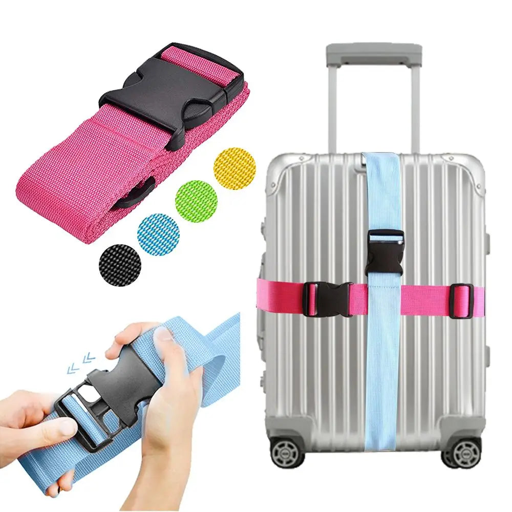 Sangles de Sécurisation de Bagage Luggage Safe - Ceinture de Valise Ajustable, Sangle de Rangement et de Sécurisation pour Voyage - La Maison Cozy