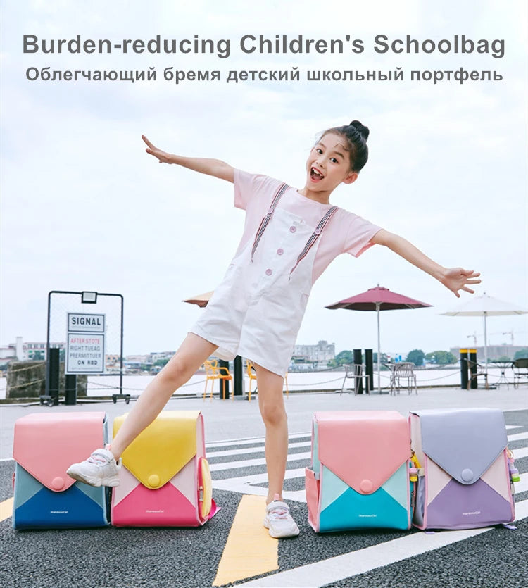 Sac à Dos Écolier pour Filles - Sac Scolaire Mode pour Enfants, Sac à Livres Primaire, Sac à Dos Enfant, Mochila Escolar - La Maison Cozy