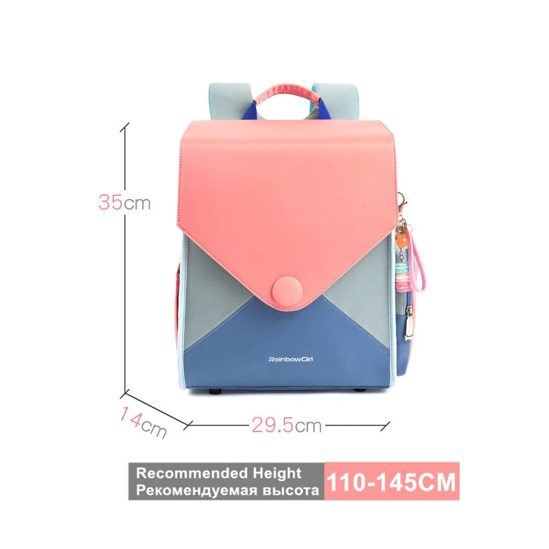 Sac à Dos Écolier pour Filles - Sac Scolaire Mode pour Enfants, Sac à Livres Primaire, Sac à Dos Enfant, Mochila Escolar - La Maison Cozy